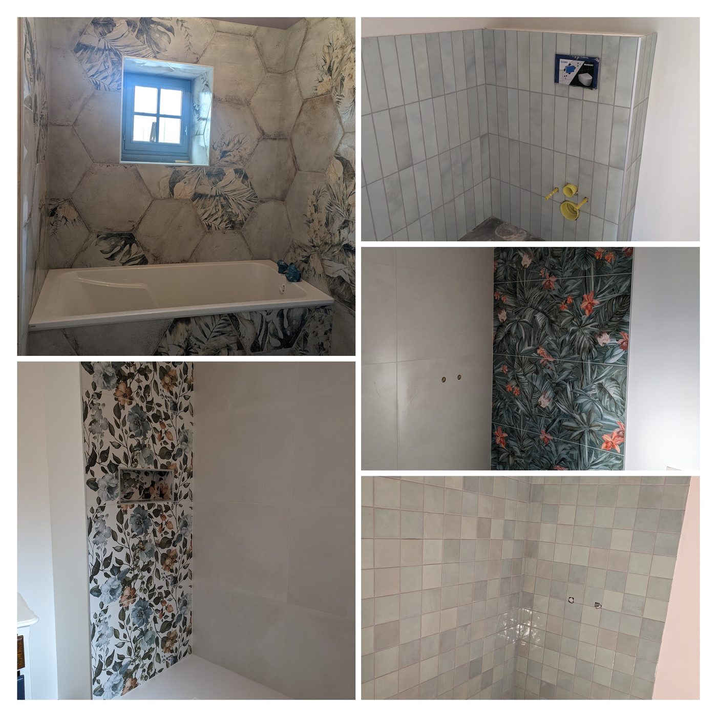 Salle de bain — faïence décor